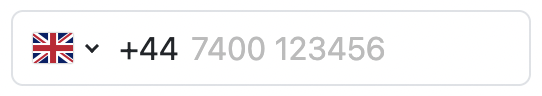 Separate dial code